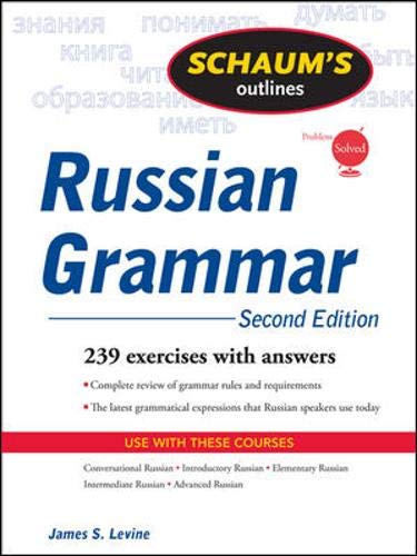 Portada de Schaum's Outline of Russian Grammar, Second Edition (Schaum's Outline Series)
