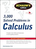 Schaums 3000 Solved Problems In Calculus Schaums Outlines