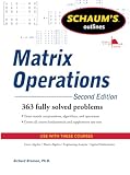 Schaums Outline Of Matrix Operations Schaums Outlines