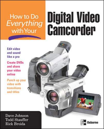 How to Do Everything with Your Digital Video Camcorder (By: Dave Johnson) cover