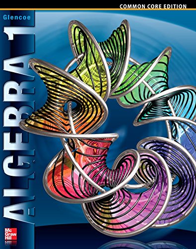 Algebra 1, Common Core Edition, McGraw Hill cover