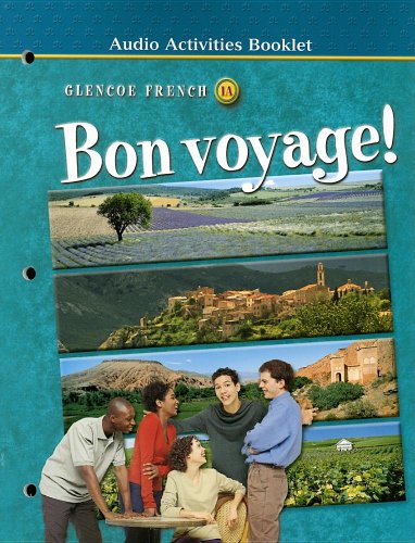 Cover of Bon voyage! Level 1A Audio Activities Booklet (Glencoe French, Level 1)