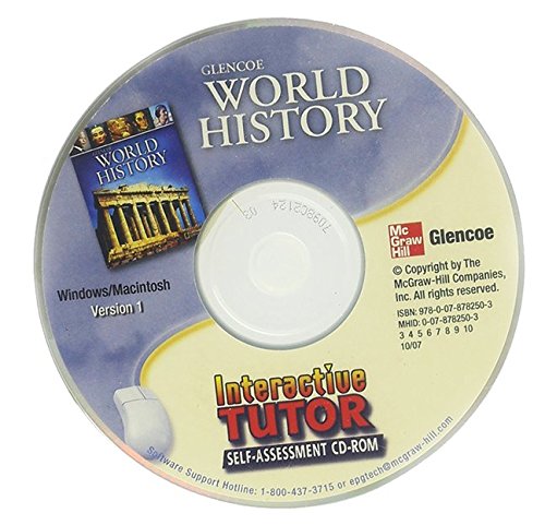 Cover of Glencoe World History, Interactive Tutor