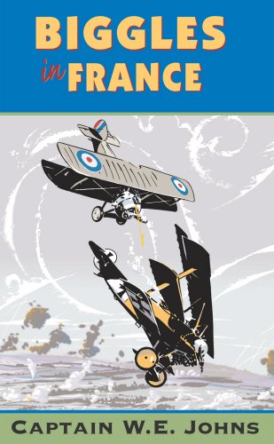 Biggles in France book cover