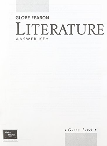 Cover of Global Fearon Literature Green Question & Answer Key