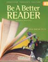 Cover of Be a Better Reader (Student Edition)