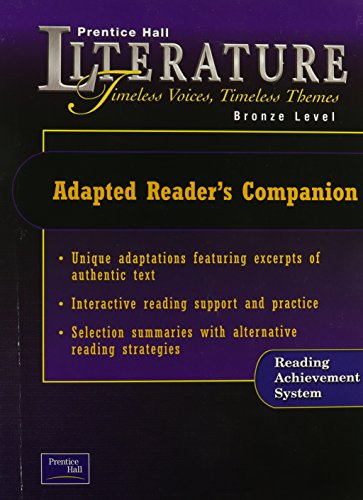 Cover of Prentice Hall Literature: Bronze Level : Timeless Voices, Timeless Themes 