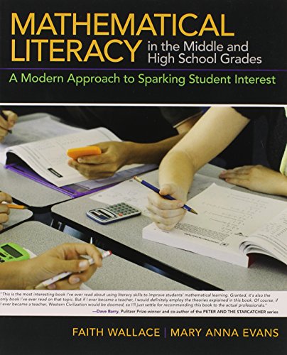 Mathematical Literacy in the Middle and High School Grades book cover
