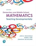 Elementary And Middle School Mathematics Teaching Developmentally 10th Edition
