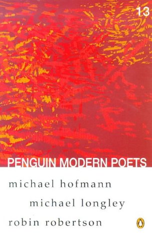 Michael Hofmann, Michael Longley, Robin Robertson cover