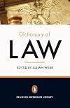 The Penguin Dictionary of Law (Penguin Reference Library)