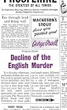 Decline of the English Murder