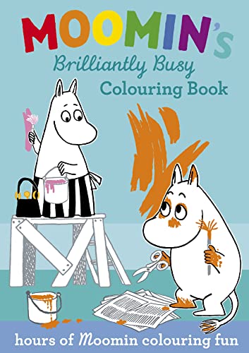 Moomin's Brilliantly Busy Colouring Book cover