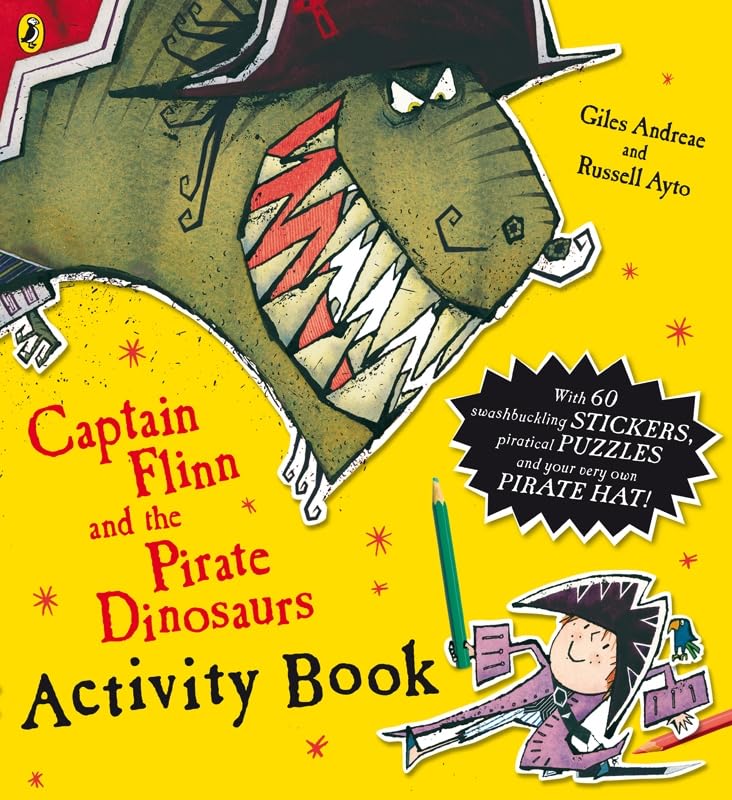 Captain Flinn And The Pirate Dinosaurs Activity Book cover