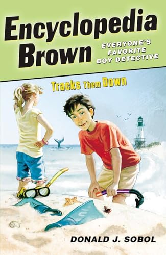 Encyclopedia Brown Tracks Them Down book cover