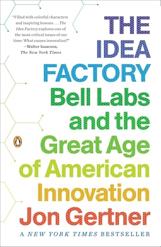 Book cover for The Idea Factory by Jon Gertner — Editorial Identification.
