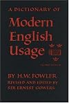 A Dictionary of Modern English Usage