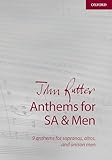 John Rutter Anthems For Sa And Men 9 Anthems For Sopranos Altos And Unison Men