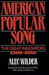 American Popular Song: The Great Innovators, 1900-1950
