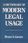 Garner's Dictionary of Legal Usage