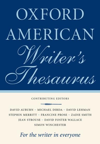Oxford American Writer's Thesaurus cover