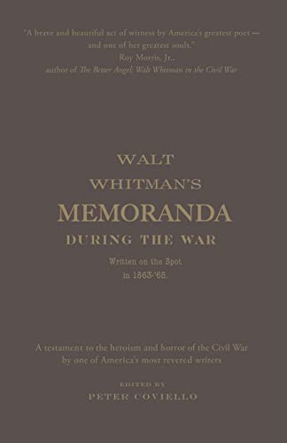 Memoranda during the War book cover