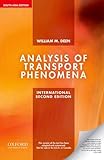 Analysis Of Transport Phenomena Edn 2 By William M Deen