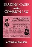 Leading Cases In The Common Law