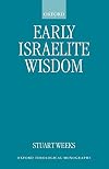 Early Israelite Wisdom