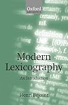 Modern Lexicography: An Introduction