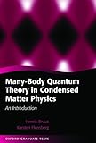 Manybody Quantum Theory In Condensed Matter Physics An Introduction