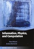 Information Physics And Computation