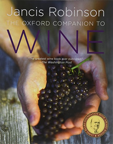 The Oxford Companion to Wine book cover