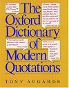 The Oxford Dictionary of Modern Quotations