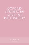 Oxford Studies in Ancient Philosophy. Volume LIV: Summer 2018