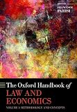 The Oxford Handbook Of Law And Economics Volume I Methodology And Concepts