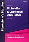 Blackstone's EU treaties & legislation 2020-2021
