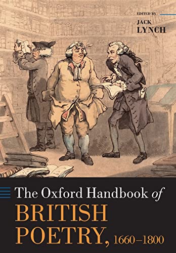 The Oxford Handbook of British Poetry, 1660-1800 cover