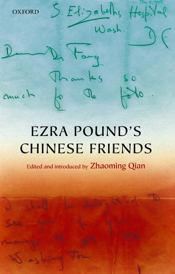 Ezra Pound's Chinese Friends: Stories in Letters cover
