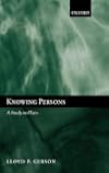 Knowing Persons: A Study in Plato