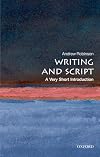 Writing and Script: A Very Short Introduction