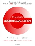 English Legal System Concentrate Law Revision And Study Guide