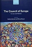 The Council Of Europe Its Law And Policies
