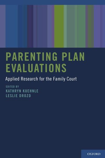 Cover of Parenting plan evaluations