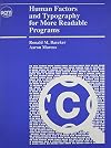 Human Factors and Typography for More Readable Programs