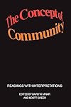 The concept of community : readings with interpretations