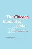 The Chicago Manual Of Style 16th Edition