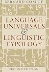 Language Universals and Linguistic Typology: Syntax and Morphology