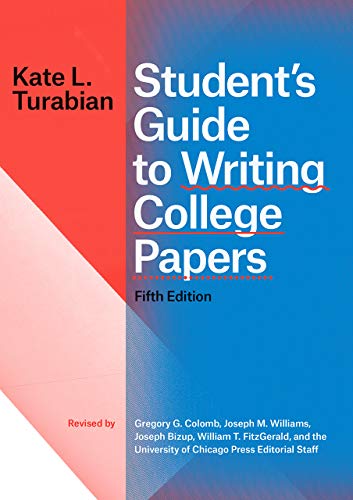 Student’s Guide To Writing College Papers book cover