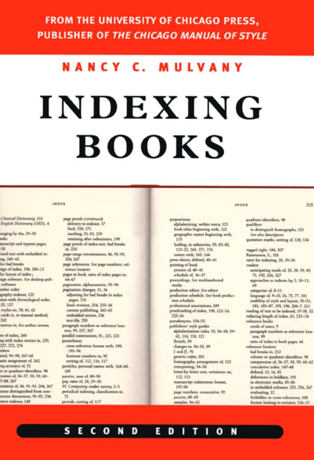 Indexing Books: 2nd Edition (By: Nancy C. Mulvany) cover